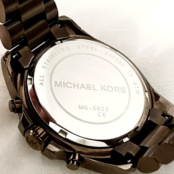 Michael Kors Bradshaw Chronograph Espresso Dial Watch MK5628 - Picture 6 of 7